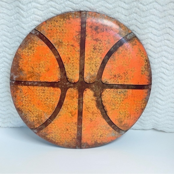 Open Road Brand Basketball Wall Decor 14” X 14” Sports Basketball - Picture 1 of 10